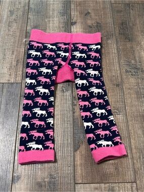 Little Blue House Harley 9-12 Months Blue‎ Pink Stretch Footless Tights Moose